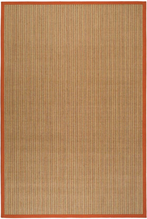 Safavieh Nf Elegant Sisal Area Rug - Earthy Tones, Durable Design, Perfect For Hallways And Narrow Spaces Rust ,Rust Sisal With Latex Nf442b-280