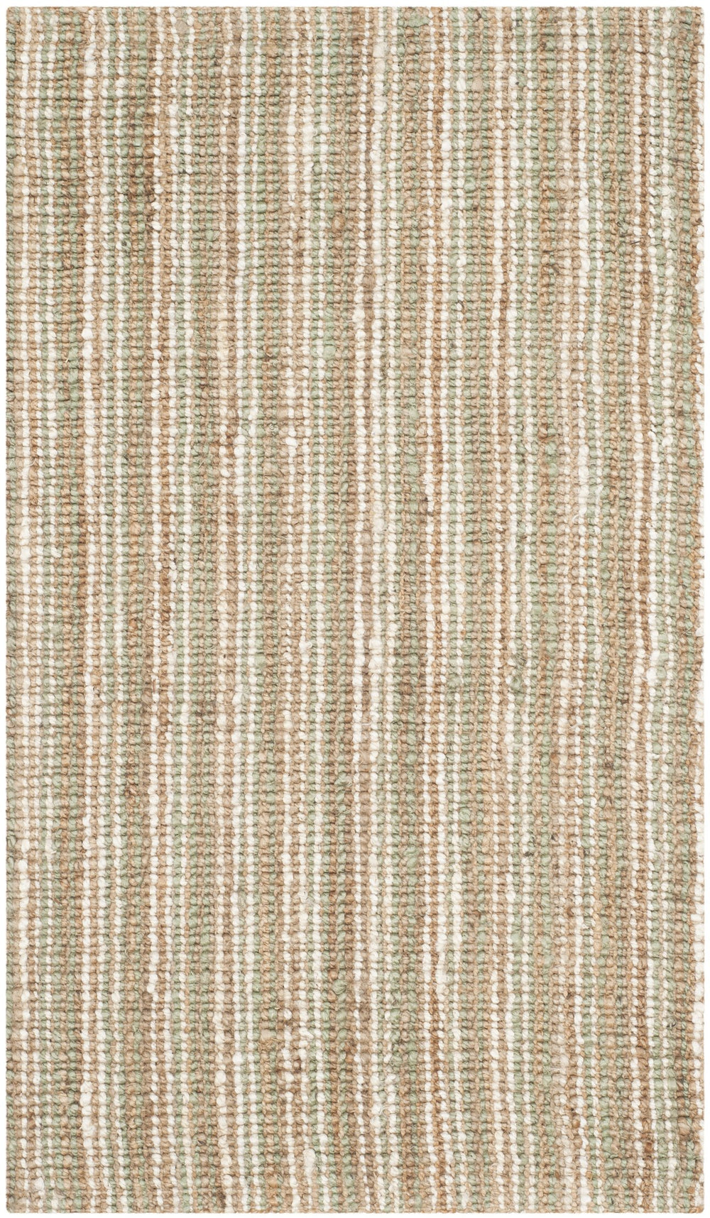 Safavieh Nf Hand-woven Jute Area Rug In Serene Sage Color – Artisan Crafted For Timeless Elegance And Comfort Natural Jute Nft447a-2