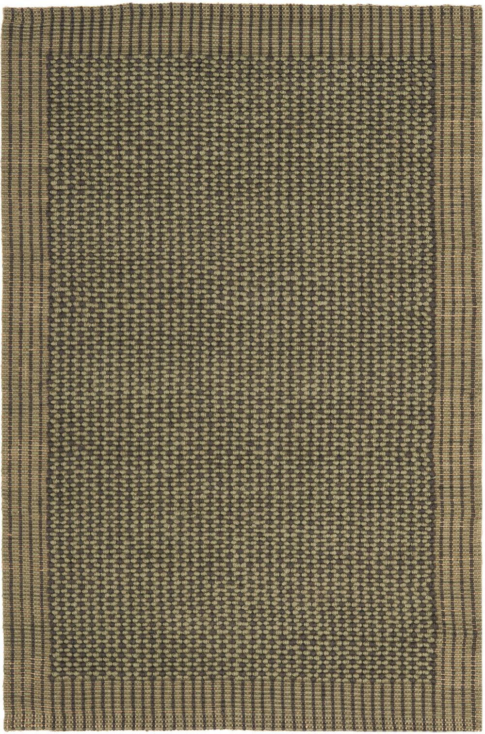 Safavieh Nf Jamaica Jute Loop Charcoal Green Handwoven 8X10 Eco Rug — Durable Natural Fiber, Textured Striped Border Appeal 10'-0" x 14'-0" NF451B-10