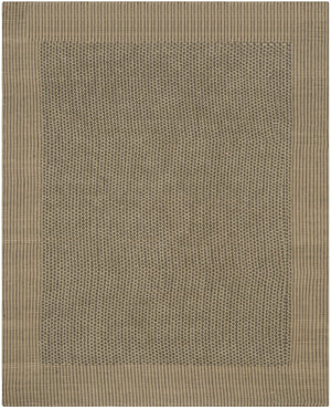 Safavieh Nf Handwoven Jute Rug 8X10 Charcoal With Green Accents — Eco-Friendly Durable Loop Weave Carpet 2'-3" x 9'-0" NF451B-29