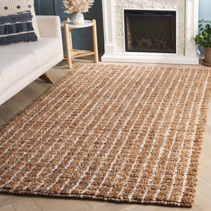 Safavieh Natural Jute Area Rug - Luxurious Contemporary Design With Earthy Elegance For Modern Spaces Natural ,Bleach Jute Nf480a-4