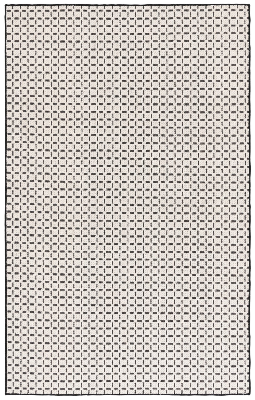 Safavieh Natural Fiber Area Rug - Timeless Elegance With Luxurious Wool Blend For Your Stylish Home Decor Ivory ,Black 71% Wool,17% Jute & 12% Polyester Nf489z-6r