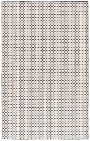 Safavieh Natural Fiber Area Rug - Elegant Geometric Design In Luxurious Wool Blend, Perfect For Any Room Ivory ,Black 71% Wool,17% Jute & 12% Polyester Nf489z-6