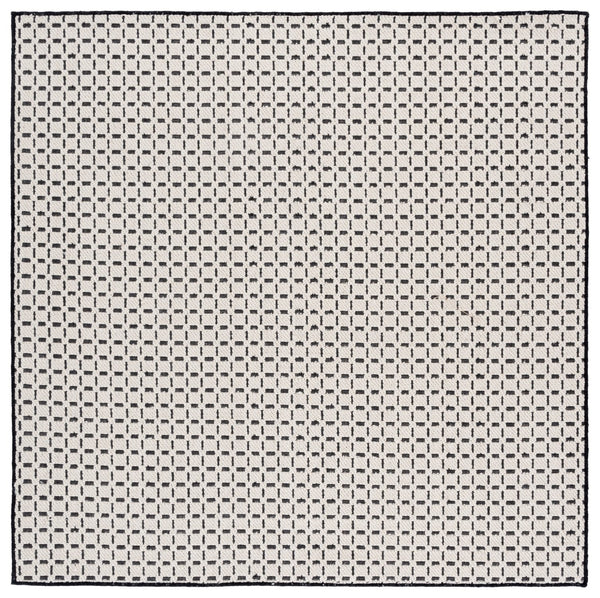 Safavieh Natural Fiber Area Rug - Timeless Elegance With Luxurious Wool Blend For Your Stylish Home Decor Ivory ,Black 71% Wool,17% Jute & 12% Polyester Nf489z-6r