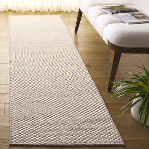 Safavieh Natural Fiber Elegant Area Rug - Sustainable, Stylish, And Durable For Home Décor & High-traffic Spaces Creme 70% Sisal & 30% Jute Nf526a-4
