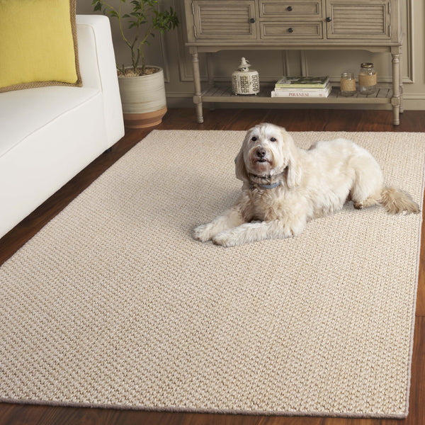 Safavieh Natural Fiber Elegant Area Rug - Sustainable, Stylish, And Durable For Home Décor & High-traffic Spaces Creme 70% Sisal & 30% Jute Nf526a-4