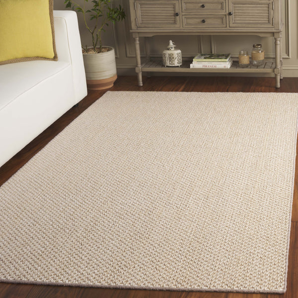 Safavieh Natural Fiber 5x8 Area Rug In Creme - Eco-friendly Sisal & Jute Blend For Timeless Home Elegance Creme 70% Sisal & 30% Jute Nf526a-5