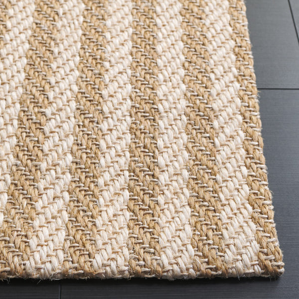 Safavieh Natural Fiber Sisal Rug - Elegant 6x9 Foot Powerloom Weave For Living Room, Bedroom & Office Decor Natural ,Ivory Sisal Nf528b-8