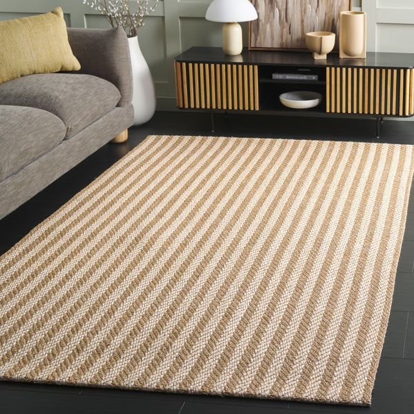 Safavieh Natural Fiber Sisal Rug - Elegant 6x9 Foot Powerloom Weave For Living Room, Bedroom & Office Decor Natural ,Ivory Sisal Nf528b-8