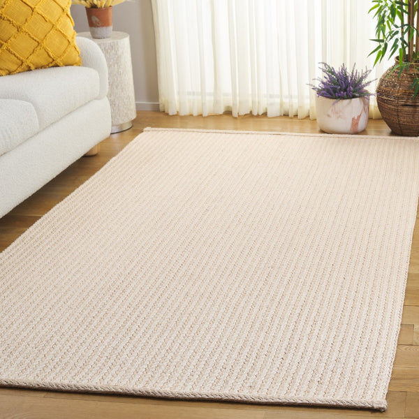 Safavieh Natural Fiber Area Rug - Elegant Sisal Design For Stylish Home Decor | Durable Powerloom Weave Ivory Sisal Nf529a-8