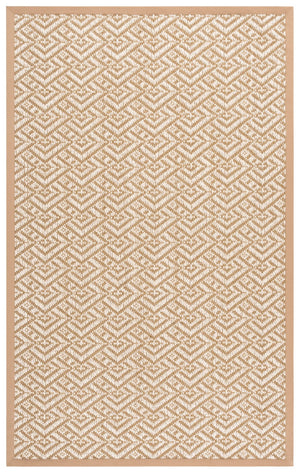 Safavieh Natural Sisal Fiber Area Rug, Handcrafted Chevron Weave In Natural Beige For Durable Everyday Style 8'-0" x 10'-0" NF531B-8
