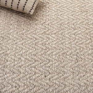 Safavieh Natural Sisal Area Rug 6X9 Neutral Grey Handcrafted Jacquard Weave Low-Profile Durable Eco-Friendly Piece 6'-0" x 9'-0" NF532F-6