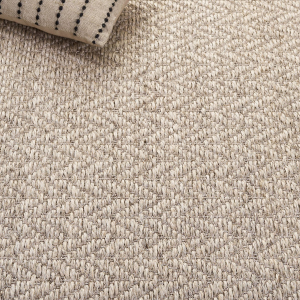 Safavieh Natural Sisal Area Rug 6X9 Neutral Grey Handcrafted Jacquard Weave Low-Profile Durable Eco-Friendly Piece 6'-0" x 9'-0" NF532F-6