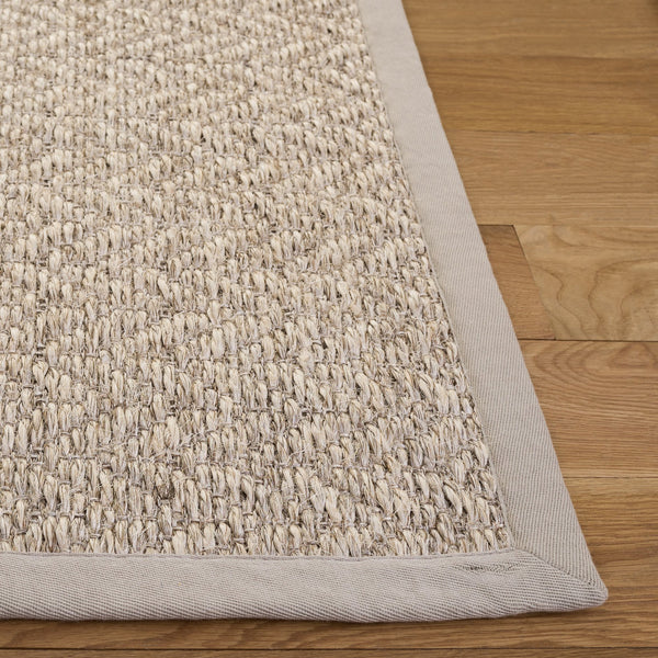 Safavieh Natural Sisal Area Rug 6X9 Neutral Grey Handcrafted Jacquard Weave Low-Profile Durable Eco-Friendly Piece 6'-0" x 9'-0" NF532F-6