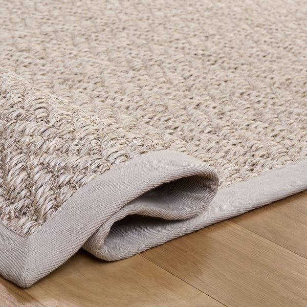 Safavieh Natural Handcrafted Jacquard Sisal Area Rug In Coastal Grey — Durable Low-Profile Texture For High-Traffic Rooms 9'-0" x 12'-0" NF532F-9