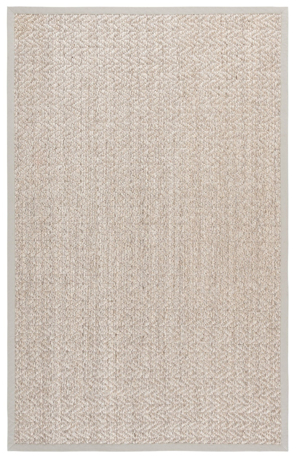 Safavieh Natural Handcrafted Jacquard Sisal Area Rug In Coastal Grey — Durable Low-Profile Texture For High-Traffic Rooms 9'-0" x 12'-0" NF532F-9
