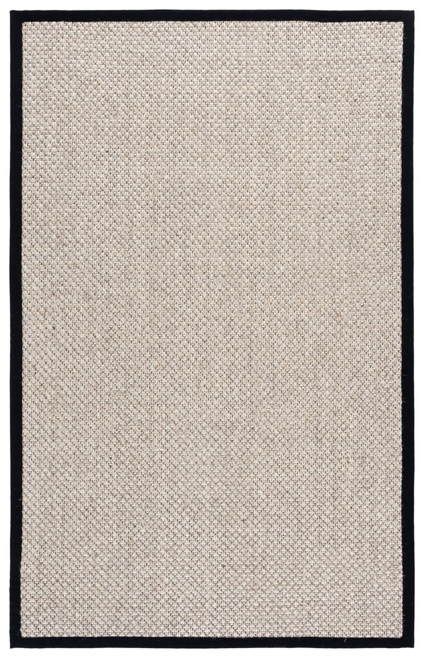 Safavieh Natural Sisal Area Rug Marble Black — Handcrafted Jacquard Weave, Durable Low-Profile 8X10 Rug 9'-0" x 12'-0" NF533Z-9