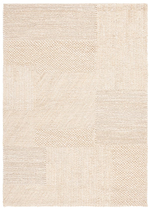 Safavieh Natural Fiber Hand-woven Area Rug - Timeless Elegance And Organic Charm For Your Living Space Bleach ,Ivory 90% Indian Hemp 10% Cotton Nf554b-5