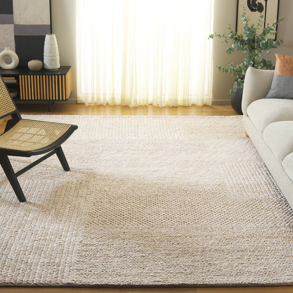 Safavieh Natural Fiber Hand-woven Area Rug - Timeless Elegance And Organic Charm For Your Living Space Bleach ,Ivory 90% Indian Hemp 10% Cotton Nf554b-5