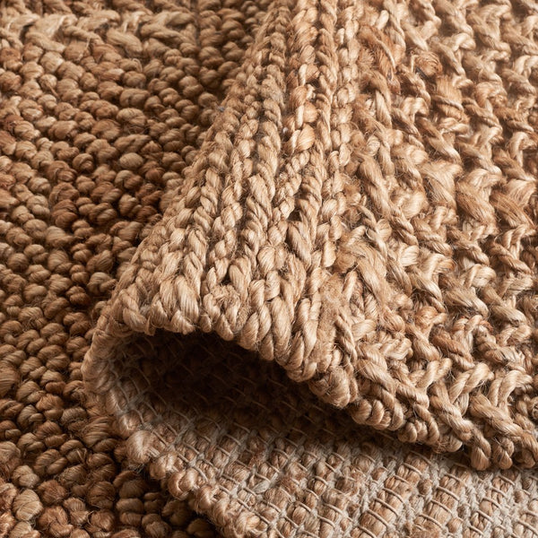 Safavieh Natural Fiber Area Rug - Handwoven Elegance From India, Durable Hemp Blend, Earthy Aesthetic For Home Natural 90% Indian Hemp 10% Cotton Nf555a-4