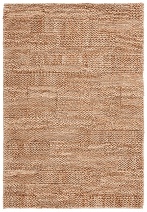 Safavieh Natural Fiber Area Rug - Handwoven Elegance From India, Durable Hemp Blend, Earthy Aesthetic For Home Natural 90% Indian Hemp 10% Cotton Nf555a-4