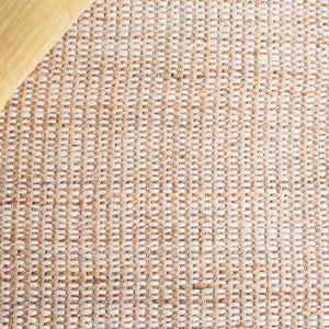 Safavieh Natural Runner Rug - Elegant Jacquard Weave In Soft Jute, Wool & Cotton Blend For Luxurious Spaces Natural ,Ivory 65% Jute,20% Wool,13% Cotton,2% Polyester Nf557a-5