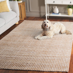 Safavieh Natural Runner Rug - Elegant Jacquard Weave In Soft Jute, Wool & Cotton Blend For Luxurious Spaces Natural ,Ivory 65% Jute,20% Wool,13% Cotton,2% Polyester Nf557a-5