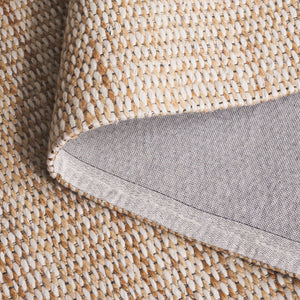 Safavieh Natural Runner Rug - Elegant Jacquard Weave In Soft Jute, Wool & Cotton Blend For Luxurious Spaces Natural ,Ivory 65% Jute,20% Wool,13% Cotton,2% Polyester Nf557a-5