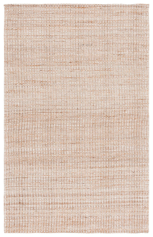 Safavieh Natural Fiber Area Rug - Timeless Ivory Elegance, Durable Jute & Wool Blend, Handcrafted In India Natural ,Ivory 65% Jute,20% Wool,13% Cotton,2% Polyester Nf557a-6