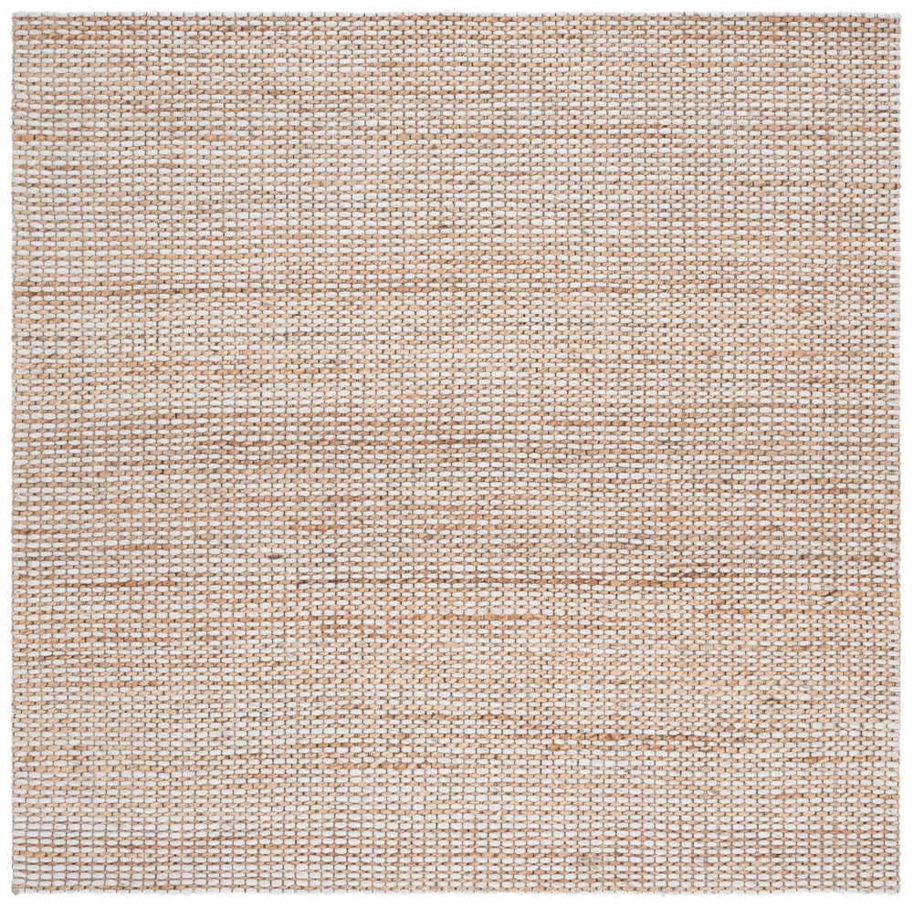 Safavieh Natural Fiber Area Rug - Timeless Ivory Elegance, Durable Jute & Wool Blend, Handcrafted In India Natural ,Ivory 65% Jute,20% Wool,13% Cotton,2% Polyester Nf557a-6