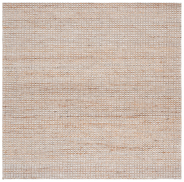 Safavieh Natural Fiber Area Rug - Timeless Ivory Elegance, Durable Jute & Wool Blend, Handcrafted In India Natural ,Ivory 65% Jute,20% Wool,13% Cotton,2% Polyester Nf557a-6