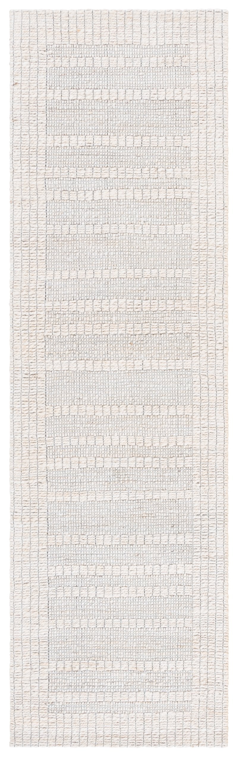 Safavieh Natural Fiber Runner Area Rug - Eco-friendly, Luxurious Design With Artisan Charm For Elegant Spaces Ivory 80% Hemp,15% Cotton,5% Polyester Nf558a-28