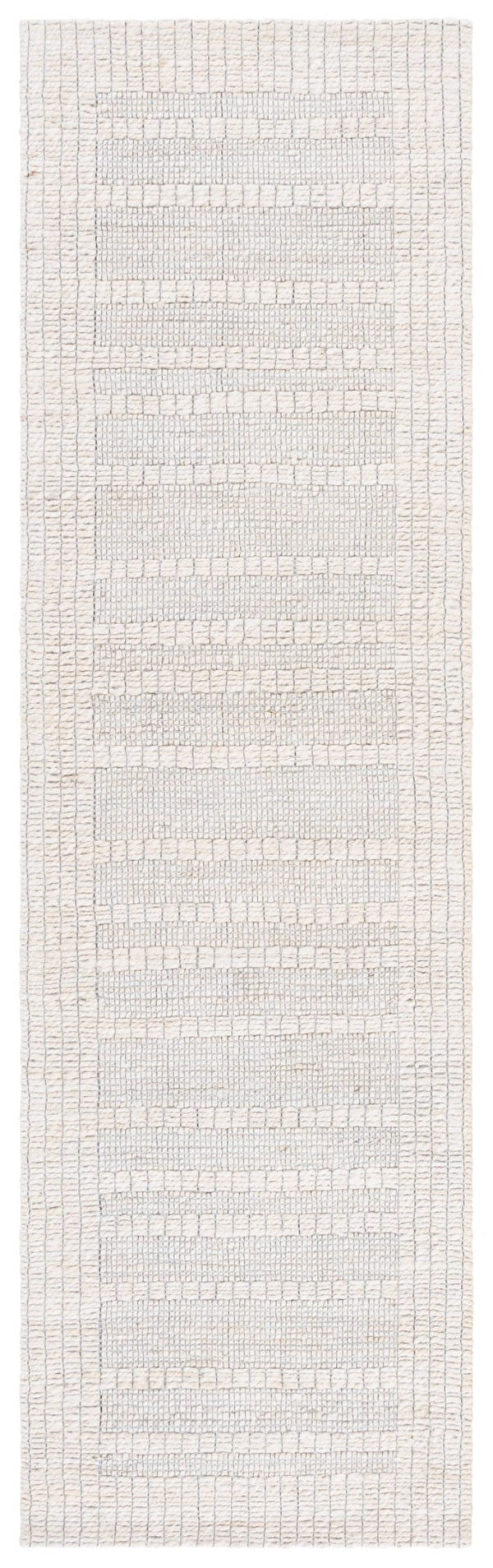Safavieh Natural Fiber Area Rug - Elegant Jacquard Weave, Luxurious Comfort, Durable Natural Materials, 3/8” Height Ivory 80% Hemp,15% Cotton,5% Polyester Nf558a-6sq