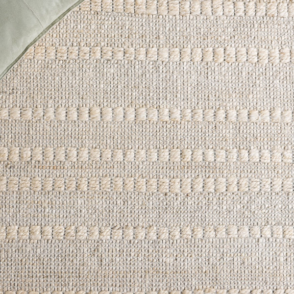 Safavieh Natural Fiber Area Rug - Elegant Jacquard Weave, Luxurious Comfort, Durable Natural Materials, 3/8” Height Ivory 80% Hemp,15% Cotton,5% Polyester Nf558a-6sq