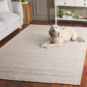 Safavieh Natural Fiber Runner Area Rug - Eco-friendly, Luxurious Design With Artisan Charm For Elegant Spaces Ivory 80% Hemp,15% Cotton,5% Polyester Nf558a-5