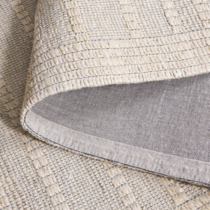 Safavieh Natural Fiber Area Rug - Elegant Jacquard Weave, Luxurious Comfort, Durable Natural Materials, 3/8” Height Ivory 80% Hemp,15% Cotton,5% Polyester Nf558a-6sq