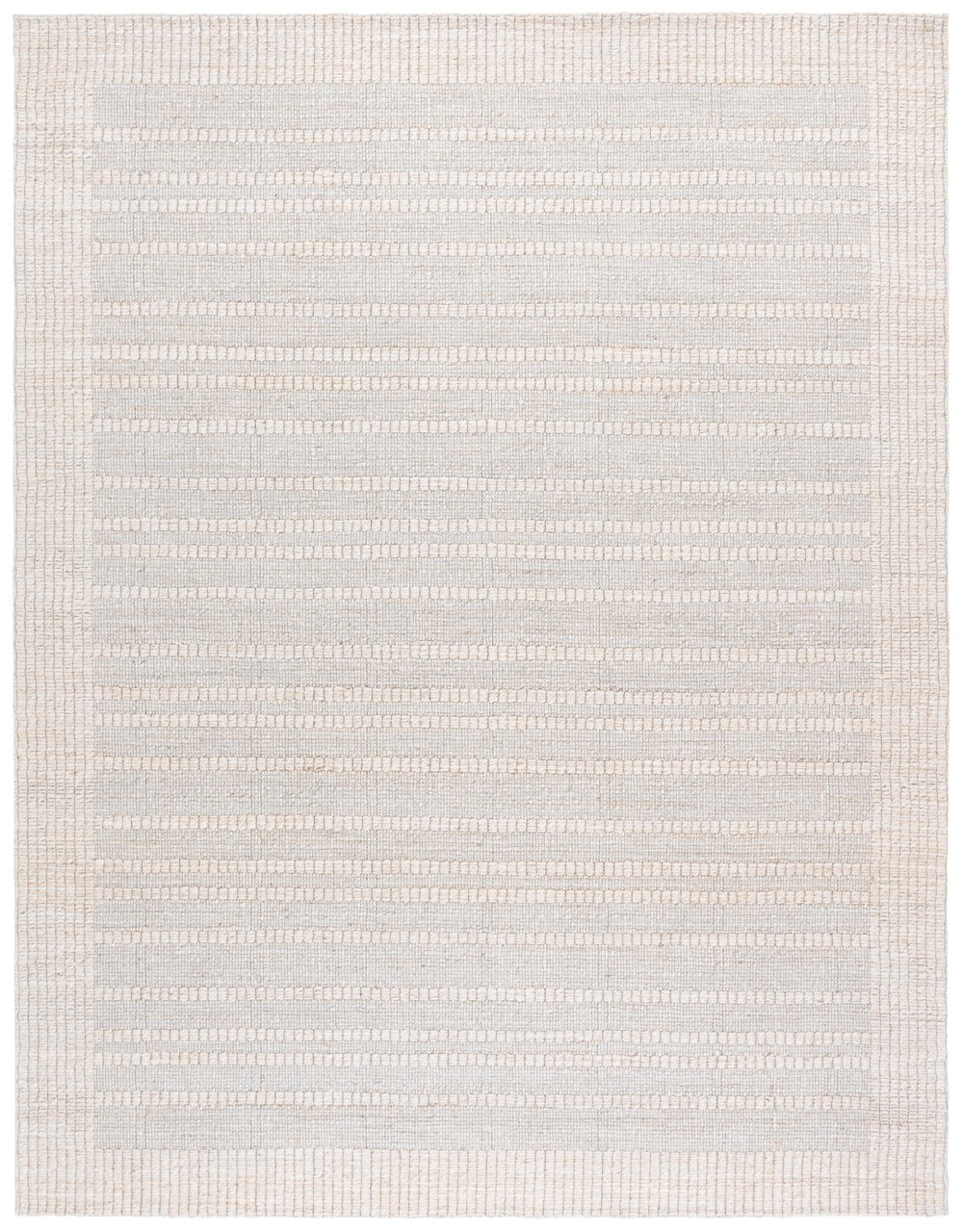 Safavieh Natural Fiber Area Rug - Elegant Jacquard Weave, Luxurious Comfort, Durable Natural Materials, 3/8” Height Ivory 80% Hemp,15% Cotton,5% Polyester Nf558a-6sq