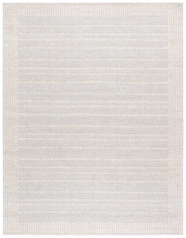 Safavieh Natural Fiber Area Rug - Elegant Jacquard Weave, Luxurious Comfort, Durable Natural Materials, 3/8” Height Ivory 80% Hemp,15% Cotton,5% Polyester Nf558a-6sq