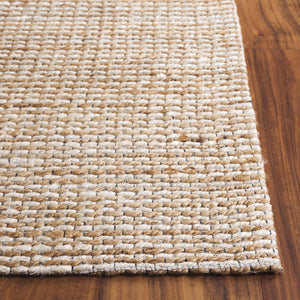 Safavieh Natural Runner Rug - Elegant Eco-friendly Design With Intricate Jacquard Weave For Timeless Style Natural ,Ivory 80% Hemp,15% Cotton,5% Polyester Nf559a-5