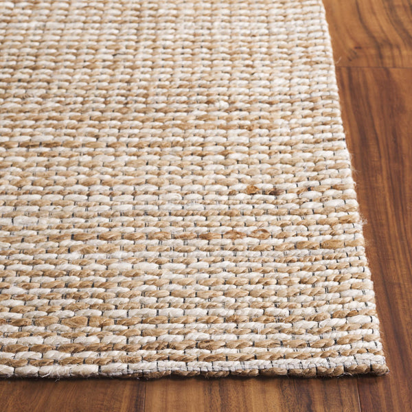 Safavieh Natural Runner Rug - Elegant Eco-friendly Design With Intricate Jacquard Weave For Timeless Style Natural ,Ivory 80% Hemp,15% Cotton,5% Polyester Nf559a-5