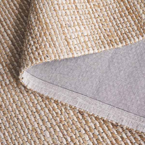 Safavieh Natural Runner Rug - Elegant Eco-friendly Design With Intricate Jacquard Weave For Timeless Style Natural ,Ivory 80% Hemp,15% Cotton,5% Polyester Nf559a-5