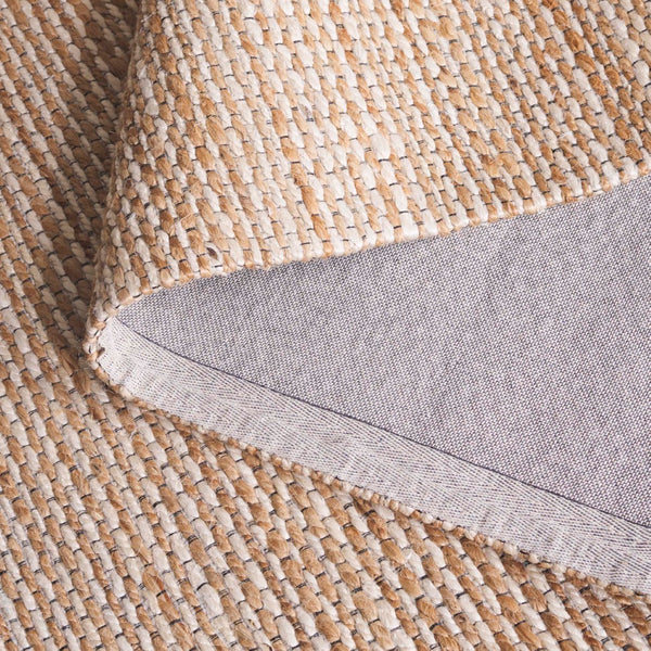 Safavieh Natural Area Rug - Eco-friendly Luxury With Timeless Charm - Handcrafted Jacquard Weave Design Natural ,Ivory 80% Hemp,15% Cotton,5% Polyester Nf559a-6