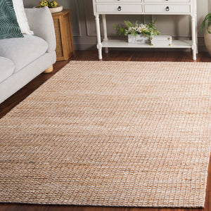 Safavieh Natural Area Rug - Eco-friendly Luxury With Timeless Charm - Handcrafted Jacquard Weave Design Natural ,Ivory 80% Hemp,15% Cotton,5% Polyester Nf559a-6