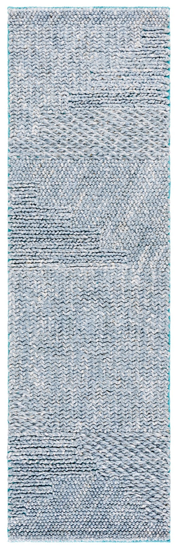 Safavieh Natural Hand Woven Area Rug – Eco-friendly Hemp & Cotton Blend For Stylish Home Decor & Comfort Grey ,Blue 80% Hemp,20% Cotton Nf560k-8