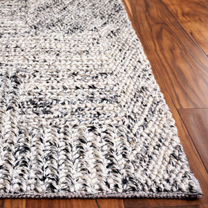 Safavieh Natural Hand Woven Area Rug – Eco-friendly Hemp & Cotton Blend For Stylish Home Decor & Comfort Black ,Ivory 80% Hemp,20% Cotton Nf560z-8