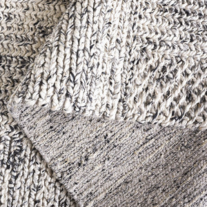 Safavieh Natural Hand Woven Runner Rug In Elegant Grey And Blue Hues, Eco-friendly For Every Decor Style Black ,Ivory 80% Hemp,20% Cotton Nf560z-5