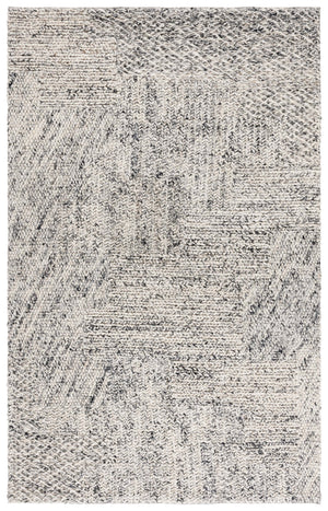 Safavieh Natural Hand Woven Runner Rug In Elegant Grey And Blue Hues, Eco-friendly For Every Decor Style Black ,Ivory 80% Hemp,20% Cotton Nf560z-5