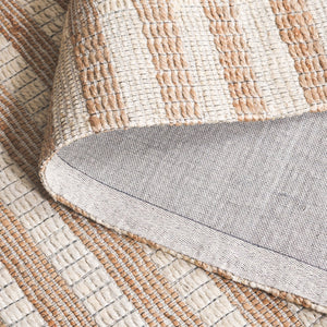 Safavieh Natural Fiber Area Rug - Exquisite Handmade Design In Soft Neutral Tones For Elegant Home Décor Natural ,Ivory 80% Hemp,15% Cotton,5% Polyester Nf561a-6sq