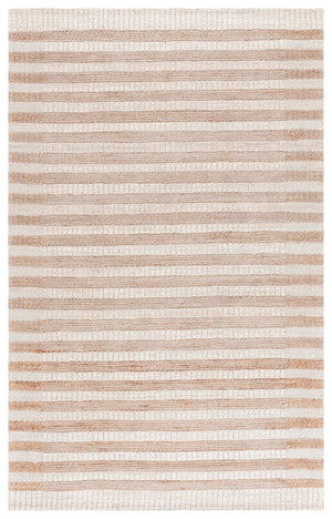 Safavieh Natural Fiber Area Rug - Exquisite Handmade Design In Soft Neutral Tones For Elegant Home Décor Natural ,Ivory 80% Hemp,15% Cotton,5% Polyester Nf561a-6sq