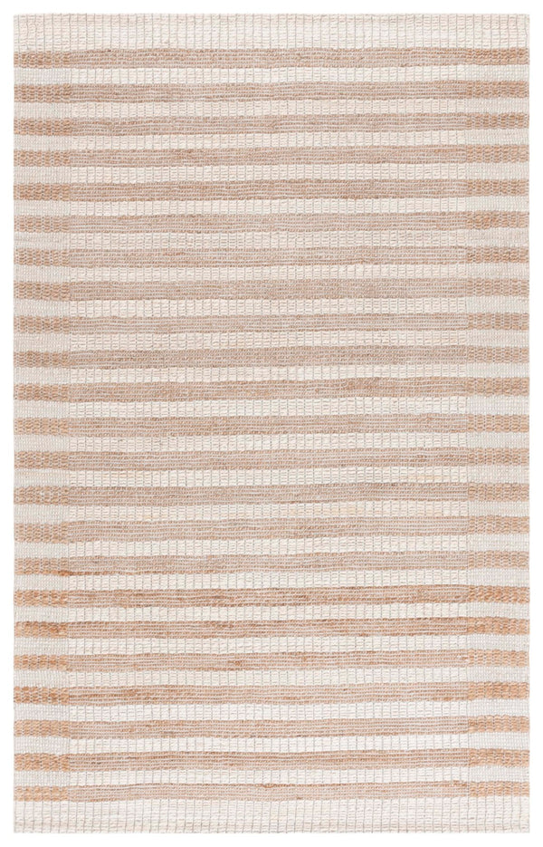 Safavieh Natural Fiber Area Rug - Exquisite Handmade Design In Soft Neutral Tones For Elegant Home Décor Natural ,Ivory 80% Hemp,15% Cotton,5% Polyester Nf561a-6sq